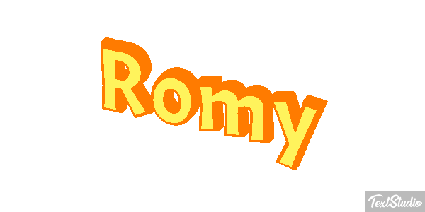 Romy Effetto testo
