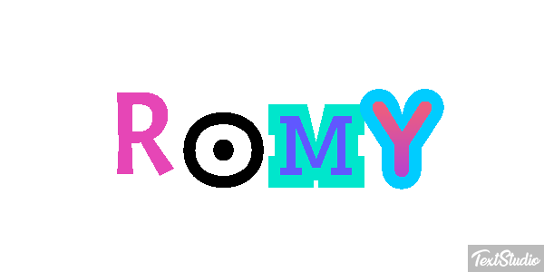 Romy Effetto testo