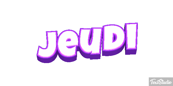 Jeudi Effetto testo