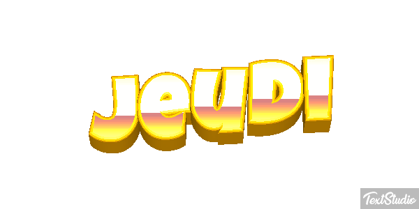 Jeudi Effetto testo