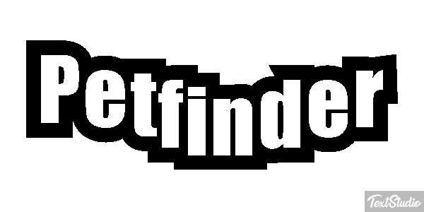 Petfinder Efeito do texto