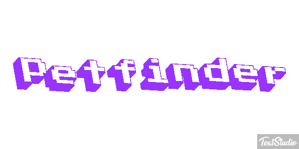 Petfinder Efeito do texto