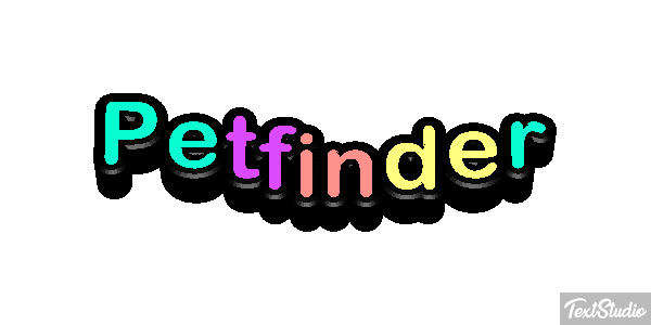 Petfinder Efeito do texto