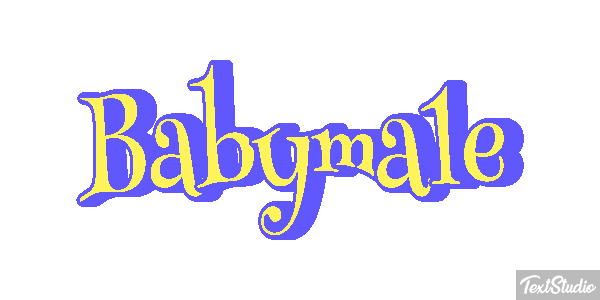 Babymale Efekt tekstowy
