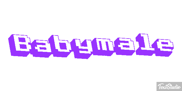 Babymale Efekt tekstowy