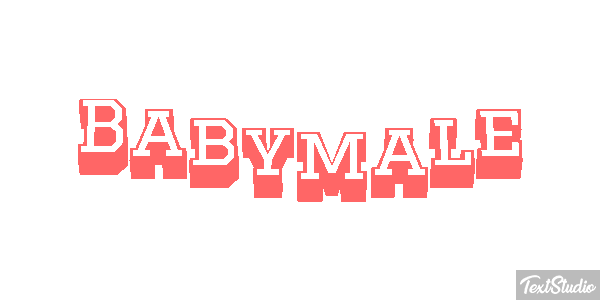 Babymale Efekt tekstowy