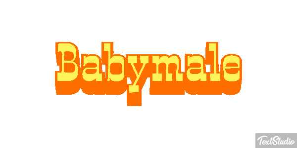 Babymale Efekt tekstowy