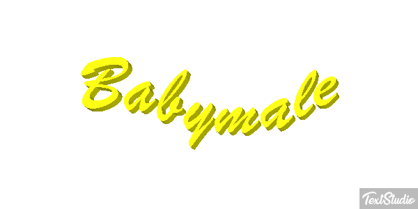 Babymale Efekt tekstowy