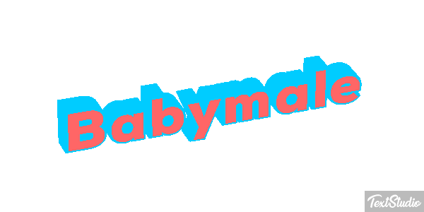 Babymale Efekt tekstowy
