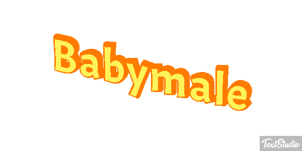 Babymale Efekt tekstowy