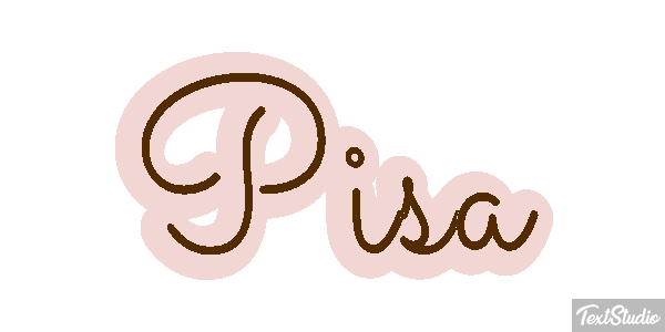 Pisa Текстовый эффект
