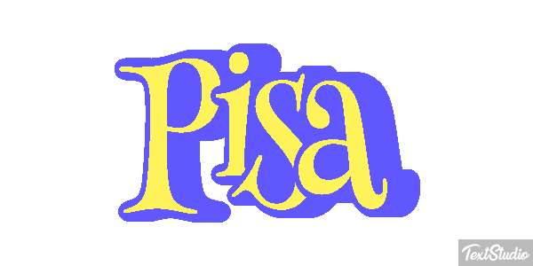 Pisa Текстовый эффект