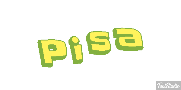 Pisa Текстовый эффект