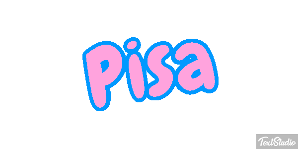 Pisa Текстовый эффект