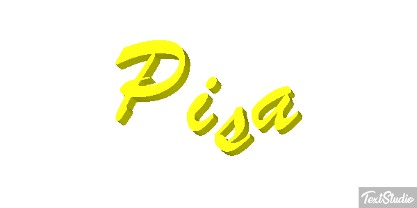 Pisa Текстовый эффект