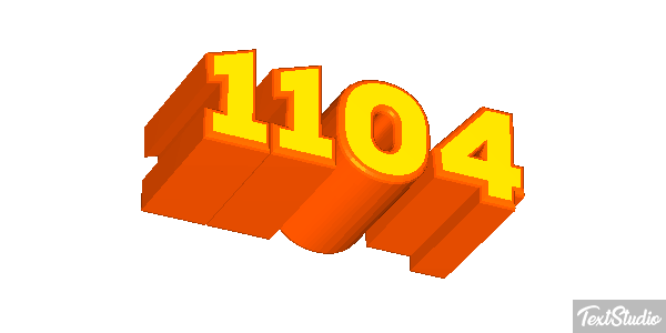1104 Effetto testo