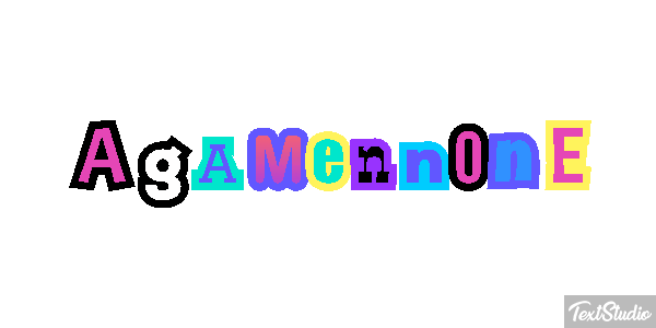 Agamennone Effetto testo