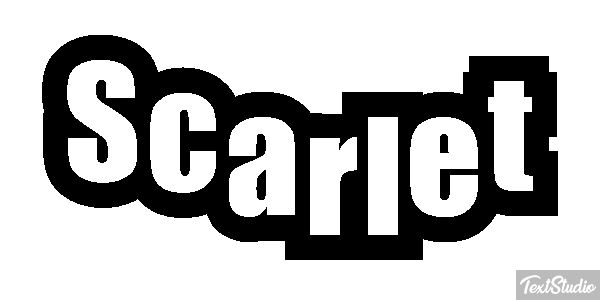 Scarlet Text effect