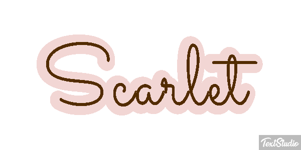 Scarlet Text effect