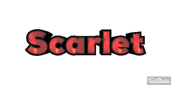 Scarlet Text effect