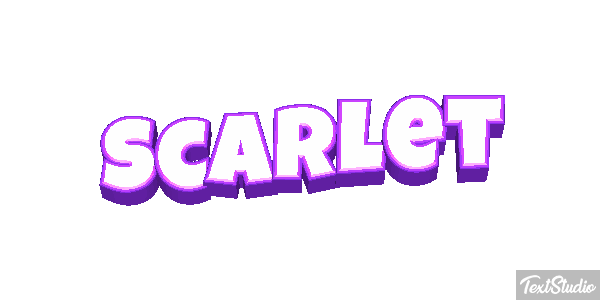 Scarlet Text effect