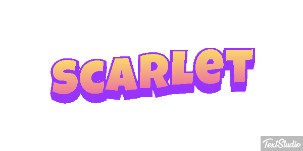 Scarlet Text effect