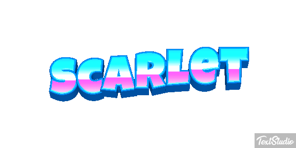 Scarlet Text effect