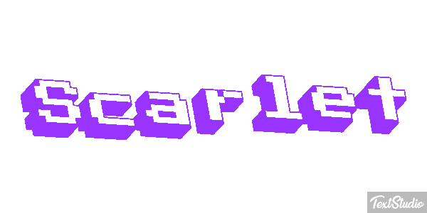 Scarlet Text effect