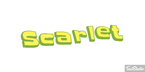 Scarlet Text effect