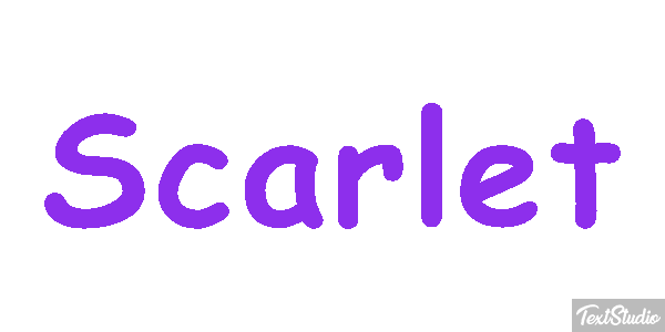 Scarlet Text effect