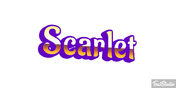 Scarlet Text effect