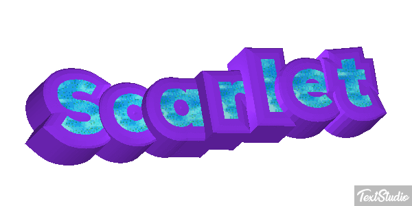 Scarlet Text effect
