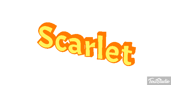 Scarlet Text effect