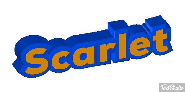 Scarlet Text effect