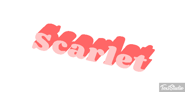 Scarlet Text effect