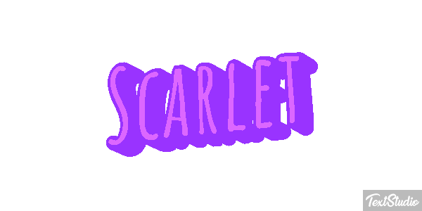 Scarlet Text effect