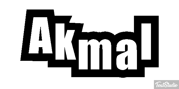 Akmal Text effect