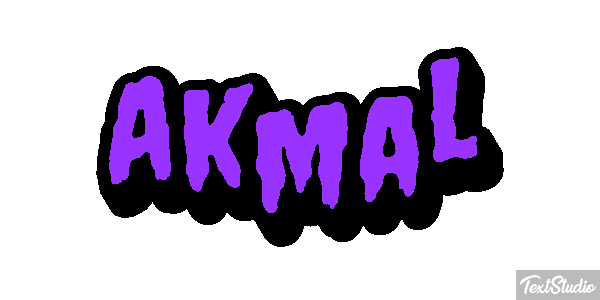 Akmal Text effect