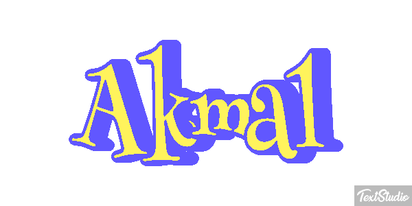 Akmal Text effect