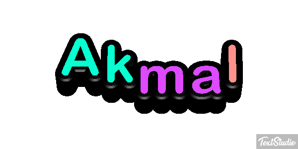 Akmal Text effect
