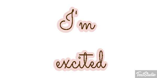 I'm Excited Text effect