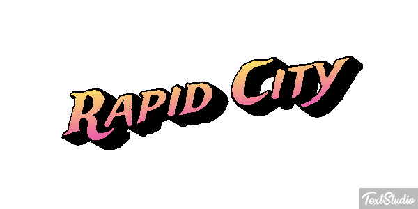 Rapid City Efecto de texto