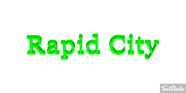 Rapid City Efecto de texto