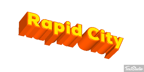 Rapid City Efecto de texto