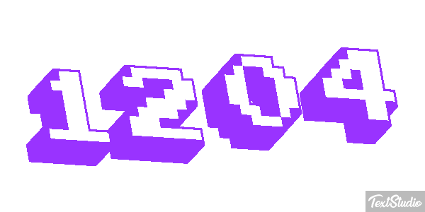 1204 Текстовый эффект