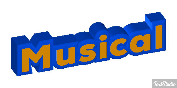 Musical Text effect