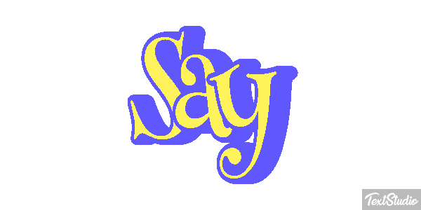 Say Text effect