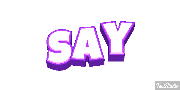 Say Text effect