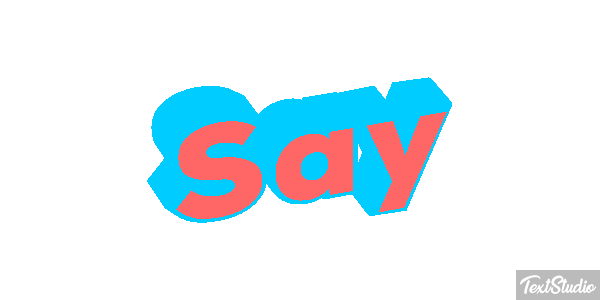 Say Text effect