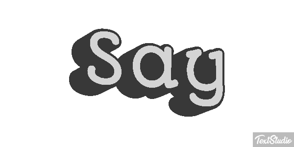 Say Text effect